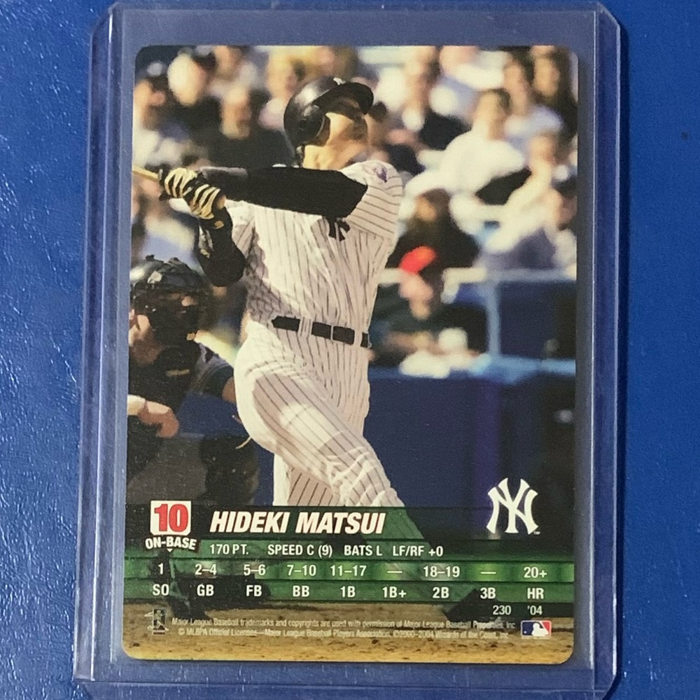 Hideki Matsui 2004 MLB Showdown Baseball Trading Game Card